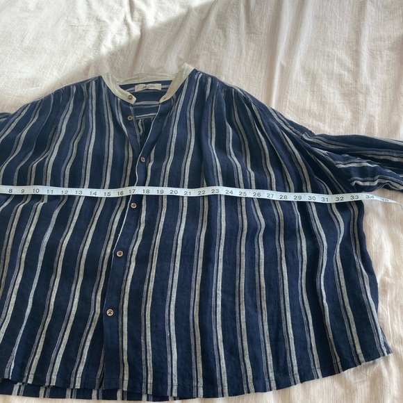 Ichi Antiquities linen oversized button down shirt - Picture 5 of 7